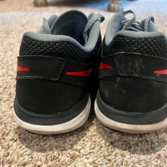 Nike Men's Flex 2014 Run Running Shoes Black/Challenge Red size 10 - Picture 3 of 4